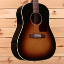 Gibson J45 Standard 12-String acoustic guitar Vintage Sunburst with white binding