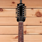 Gibson J45 Standard 12-string acoustic guitar Vintage Sunburst with chrome tuning machines