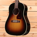 Gibson J45 Standard 12-string acoustic guitar vintage sunburst with white binding