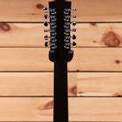 Gibson J45 Standard 12-string acoustic guitar vintage sunburst with chrome tuning machines