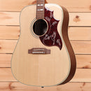 Gibson Hummingbird Studio Walnut acoustic guitar natural finish with burgundy pickguard inlay