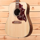 Gibson Hummingbird Studio acoustic guitar natural walnut finish with red pickguard inlay