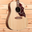 Gibson Hummingbird Studio acoustic guitar Walnut Natural with burgundy floral pickguard