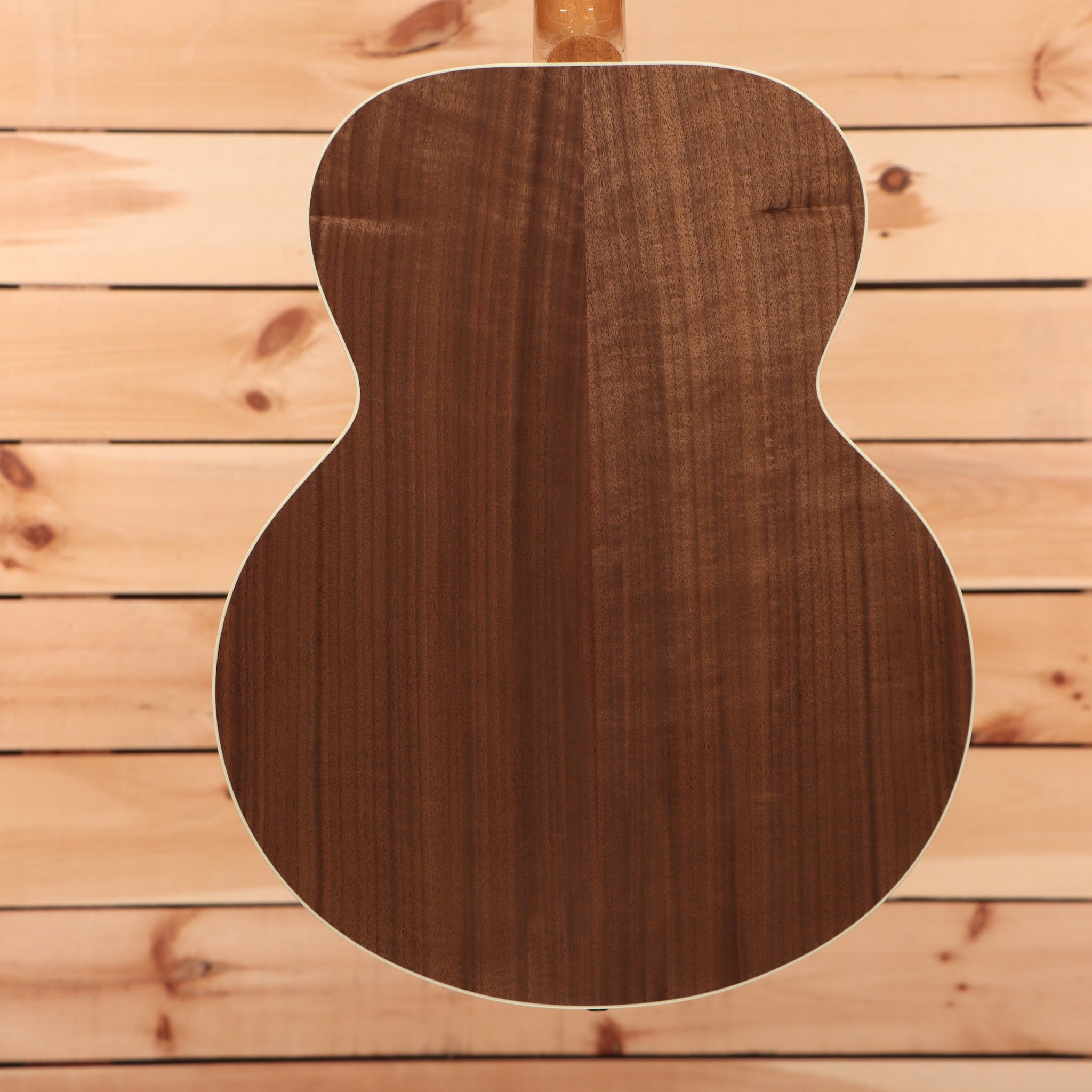 Gibson SJ200 Studio acoustic guitar walnut natural finish jumbo body back view