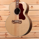 Gibson SJ200 Studio acoustic guitar walnut natural finish with burgundy pickguard