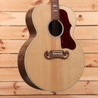 Gibson SJ200 Studio acoustic guitar Walnut Natural with dark pickguard and bound body