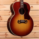 Gibson SJ200 Studio jumbo acoustic guitar Rosewood Burst with rosewood back and sides