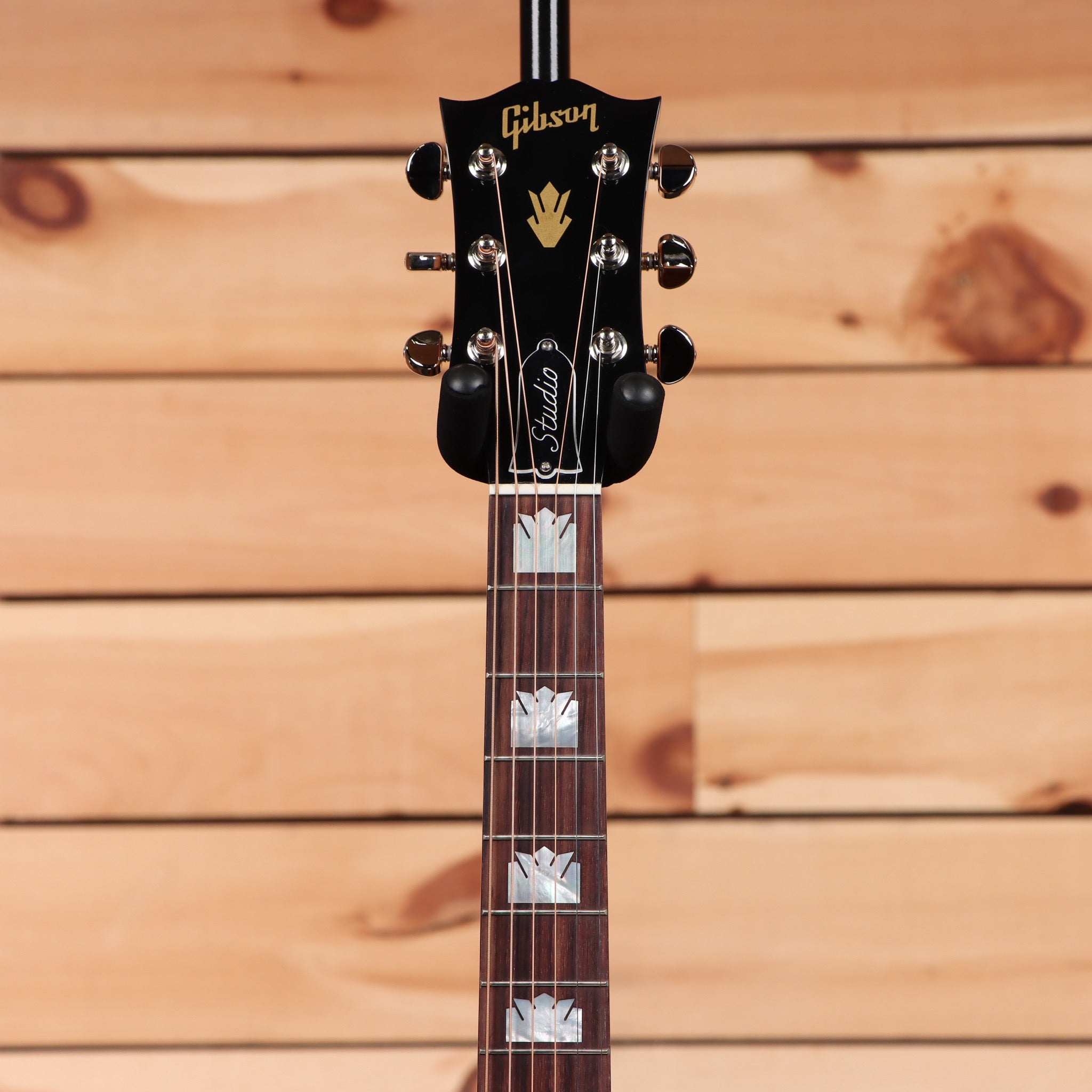 Gibson SJ200 Studio Jumbo acoustic guitar Rosewood Burst with abalone block inlays