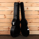 Gibson SJ200 Studio Rosewood Burst acoustic guitar with black interior case and latches