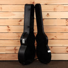 Gibson SJ200 Studio Rosewood Burst acoustic guitar with black interior case and latches