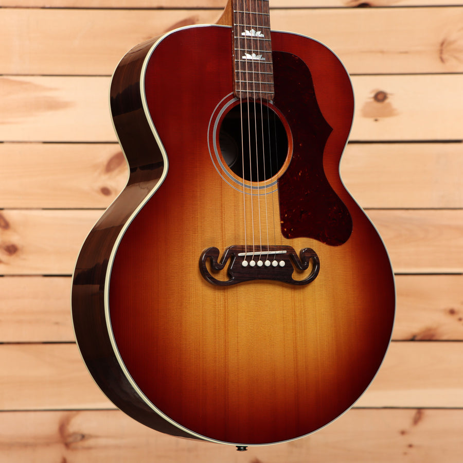 Gibson SJ200 Studio acoustic guitar Rosewood Burst with rosewood back and sides