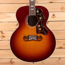 Gibson SJ200 Standard jumbo acoustic guitar Autumn Burst with floral pickguard inlay