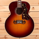 Gibson SJ200 Standard jumbo acoustic guitar Autumn Burst with floral pickguard inlay