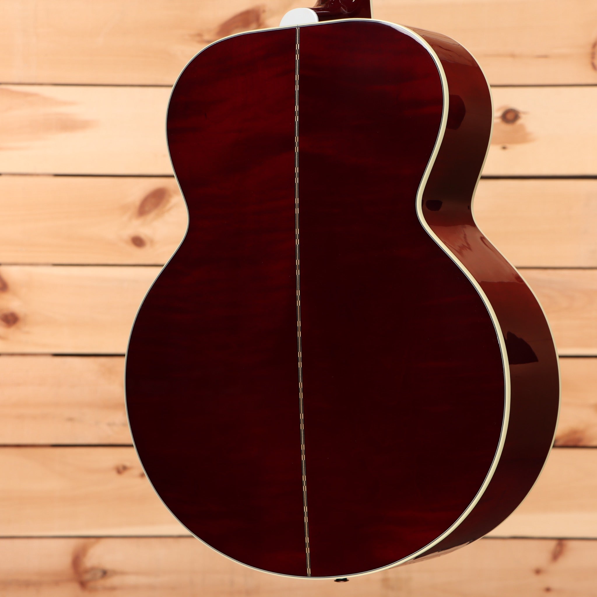 Gibson SJ200 Standard Jumbo acoustic guitar Autumn Burst maple with white binding