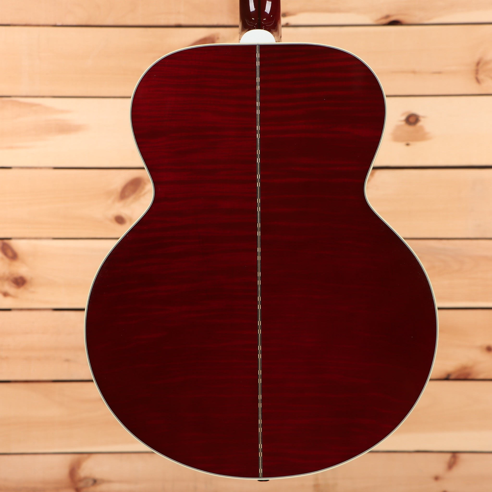 Gibson SJ200 Standard acoustic guitar wine red finish with white binding