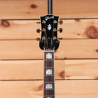 Gibson SJ200 Standard acoustic guitar wine red with gold tuners and inlaid headstock