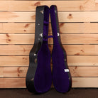 Gibson 1934 Jumbo vintage sunburst acoustic guitar with purple velvet-lined hardshell case