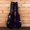 Gibson J-35 acoustic guitar vintage sunburst with purple interior hard case