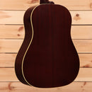 Gibson J-35 acoustic guitar vintage sunburst dreadnought with cream binding