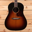 Gibson 1936 Advanced Jumbo vintage sunburst acoustic guitar with 12-string configuration and rosewood fretboard