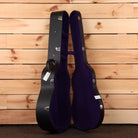 Gibson 1939 J55 Reissue acoustic guitar Faded Vintage Sunburst with purple velvet-lined hardcase