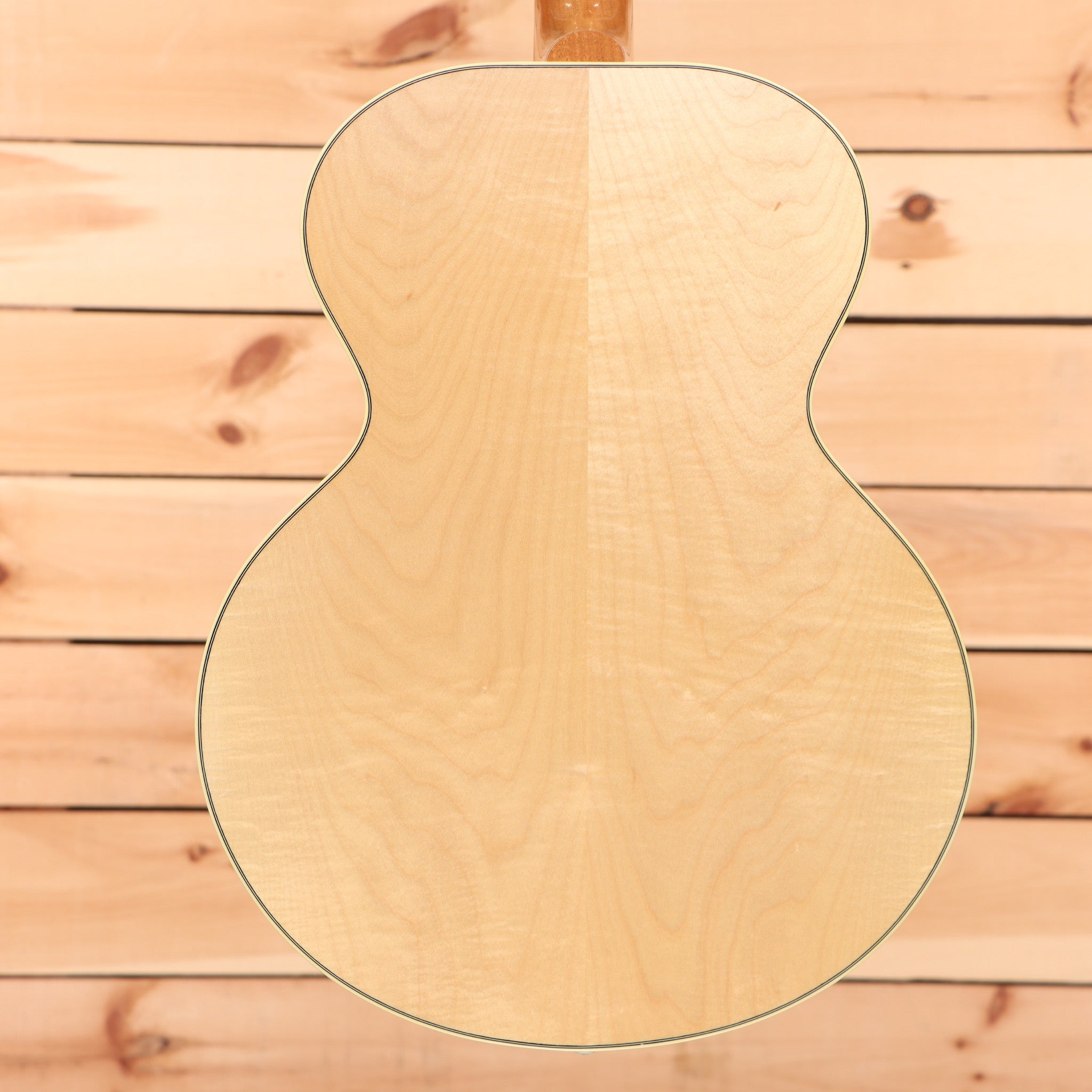 Gibson J-185 acoustic guitar antique natural finish with rounded cutaway body