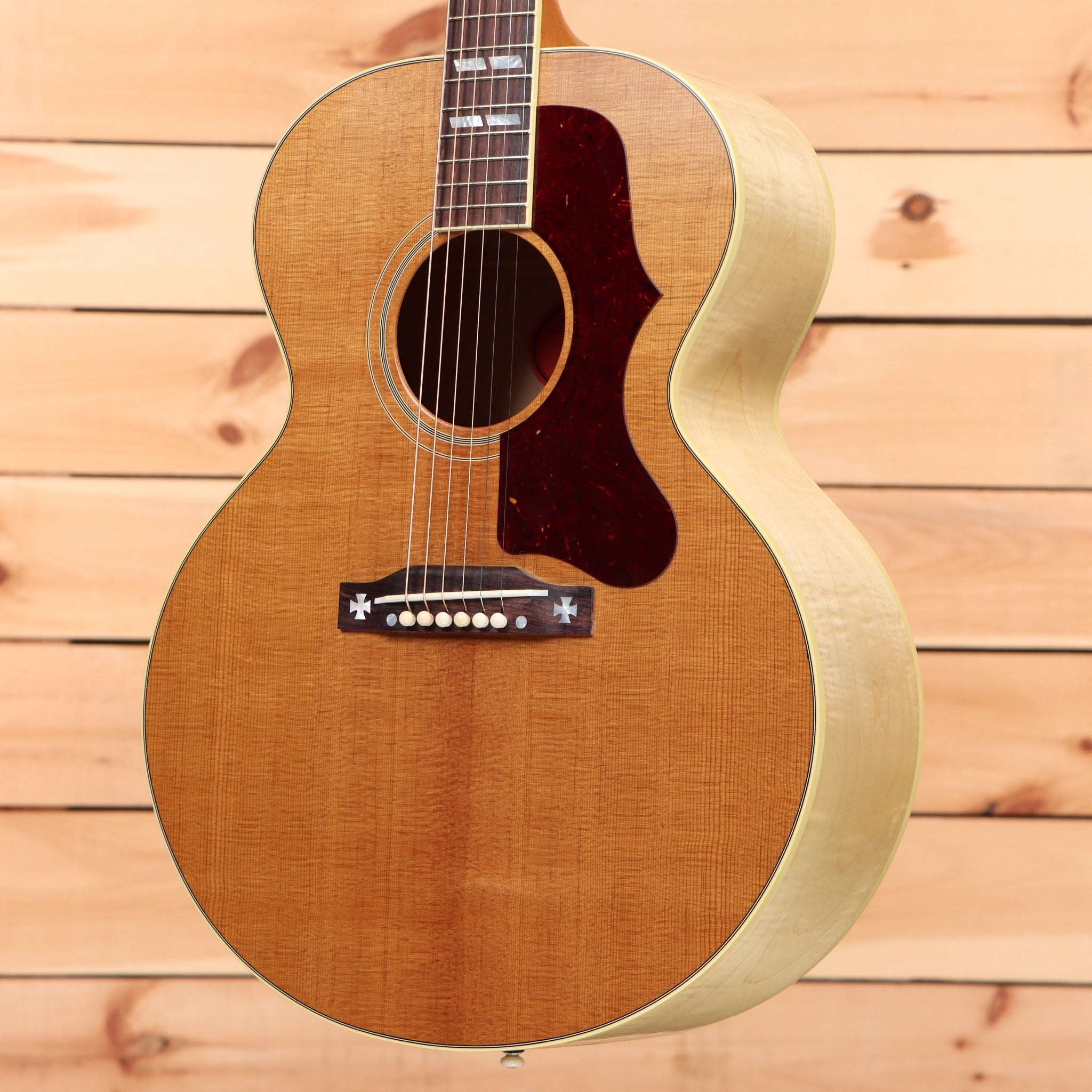 Gibson 1952 J185 jumbo acoustic guitar antique natural with mahogany back and sides