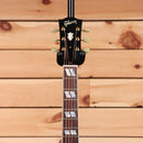 Gibson J185 jumbo acoustic guitar antique natural with gold tuners and rosewood fretboard