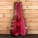 Gibson J185 vintage sunburst acoustic guitar jumbo body with burgundy interior case
