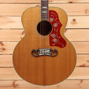 Gibson 1957 SJ200 jumbo acoustic guitar Antique Natural with red floral pickguard