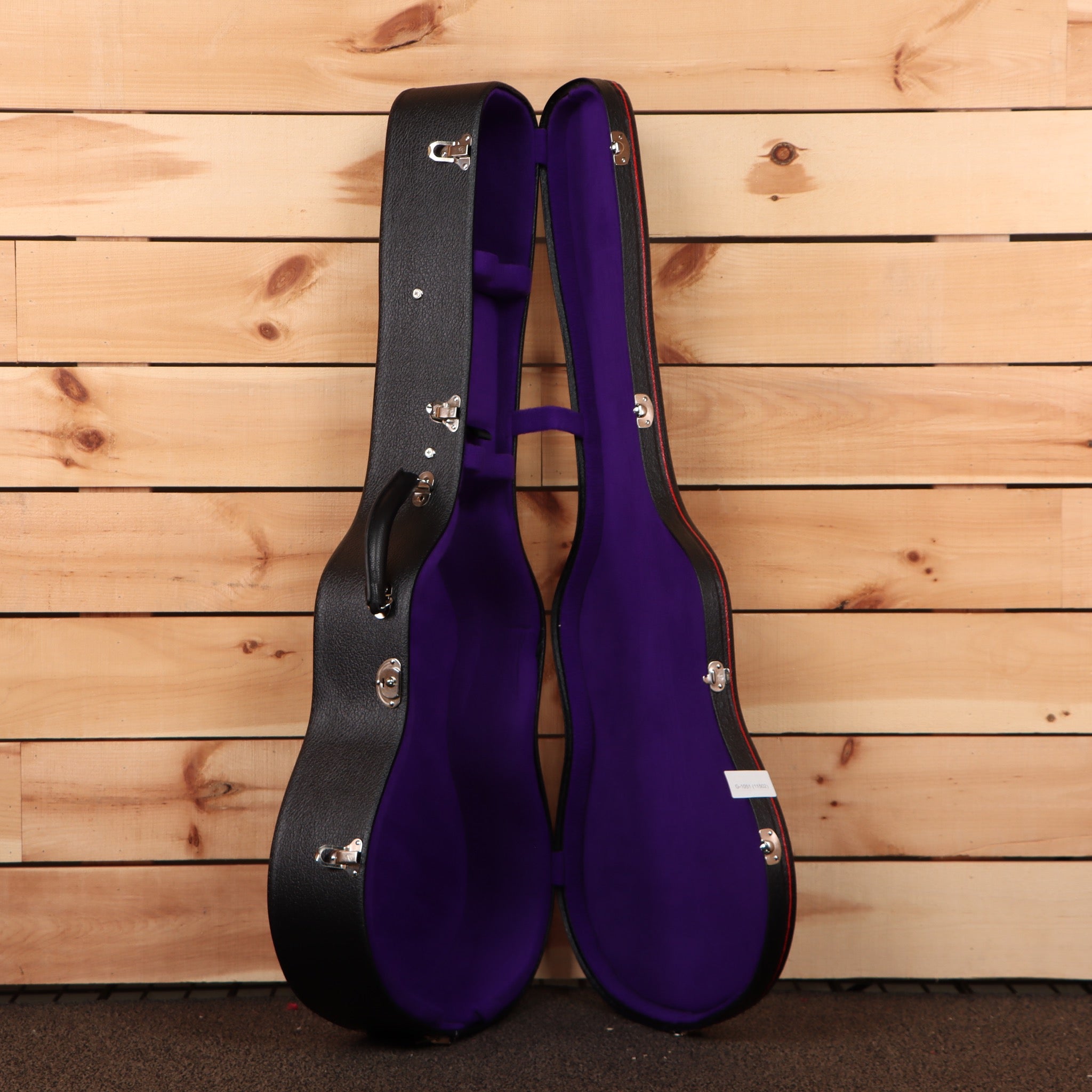 Gibson 1942 Banner LG2 vintage sunburst acoustic guitar with purple plush-lined case