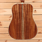 Gibson Hummingbird Custom acoustic guitar Antique Natural dreadnought with flamed mahogany back