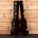 Gibson Hummingbird Custom acoustic guitar antique natural with gold hardware and burgundy velvet-lined case