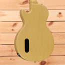 Gibson 1957 Les Paul Junior single-cut electric guitar TV Yellow with P90 pickup and cutaway body