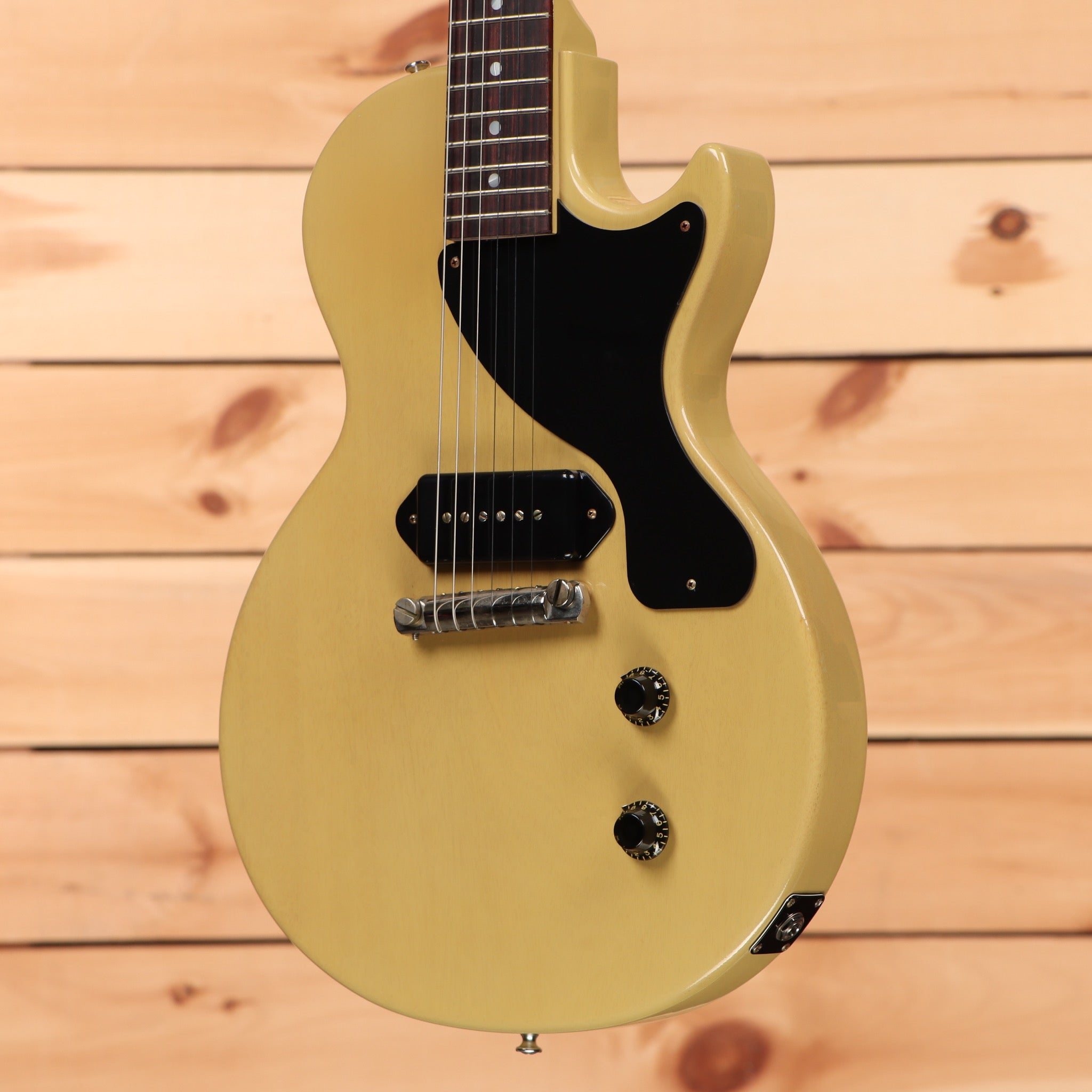 Gibson 1957 Les Paul Junior Single-Cut Reissue VOS electric guitar TV Yellow with P90 pickup