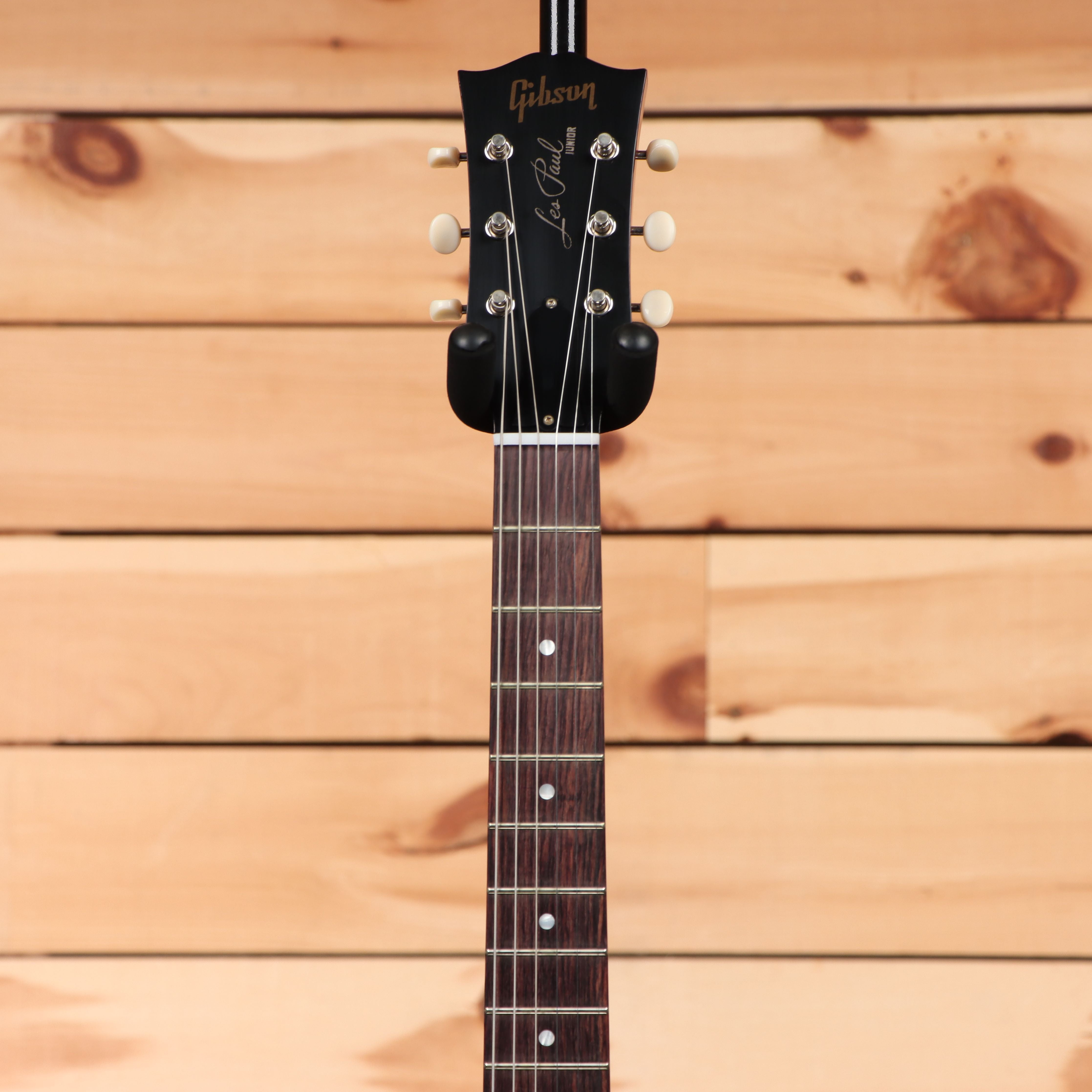 Gibson 1958 Les Paul Junior Double-Cut Reissue VOS electric guitar Cherry Red with dual P90 pickups