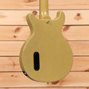 Gibson 1958 Les Paul Junior Double-Cut Reissue VOS TV Yellow electric guitar with P90 pickup