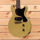 Gibson 1958 Les Paul Junior Double Cut Reissue VOS electric guitar TV Yellow with P90 pickup and tortoiseshell pickguard