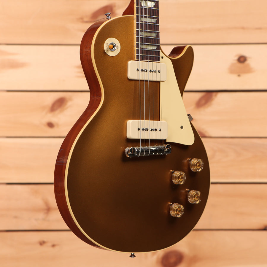 Gibson 1954 Les Paul Reissue VOS Double Gold electric guitar with gold hardware and dual humbuckers