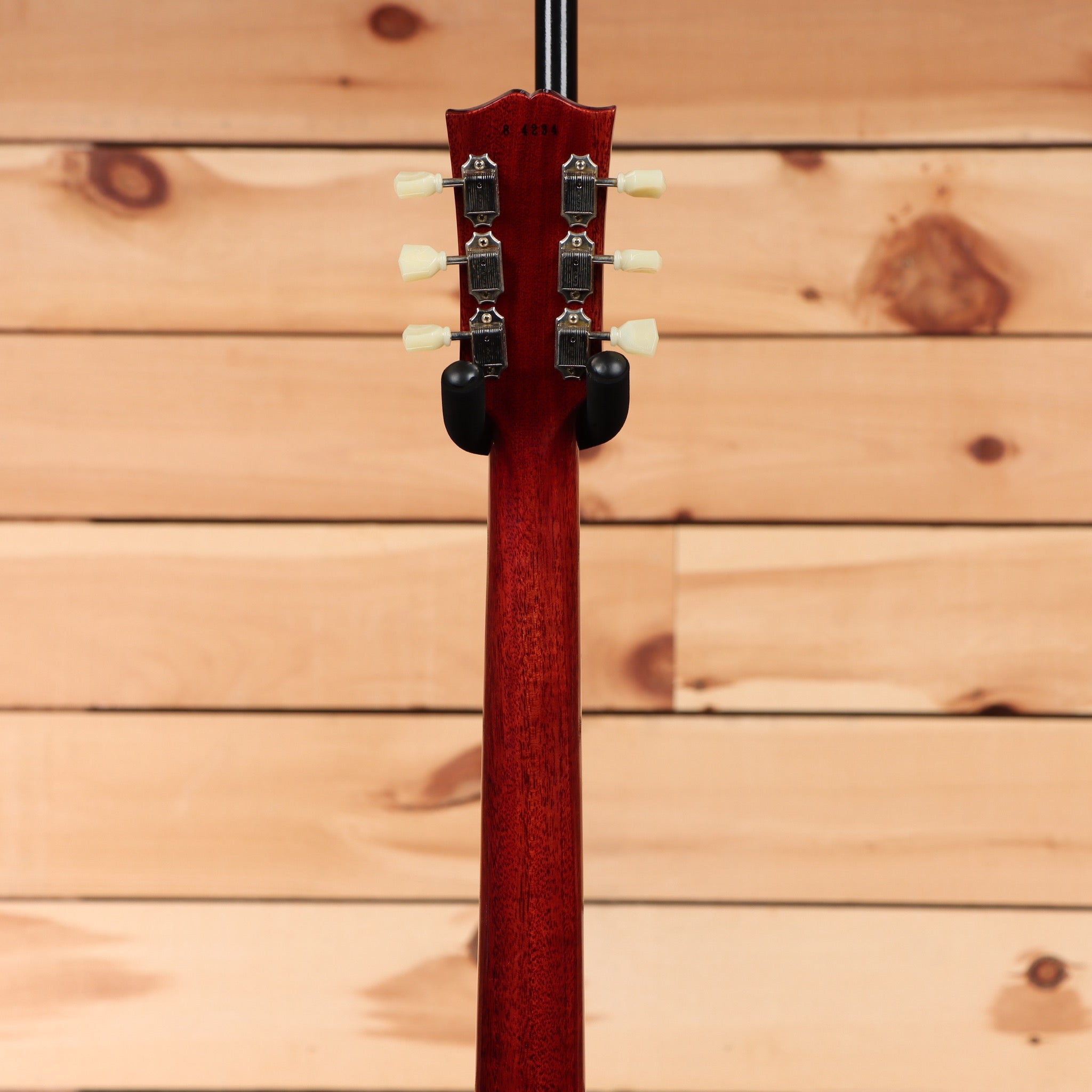 Gibson 1958 Les Paul Standard Reissue VOS electric guitar Bourbon Burst with dual humbucker pickups