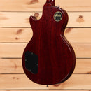 Gibson 1958 Les Paul Standard Reissue VOS electric guitar dark red finish with dual humbuckers