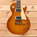 Gibson 1958 Les Paul Standard Reissue VOS electric guitar Lemon Burst with dual humbuckers and gold hardware
