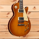 Gibson 1958 Les Paul Standard Reissue VOS electric guitar Lemon Burst with dual humbucker pickups and gold hardware