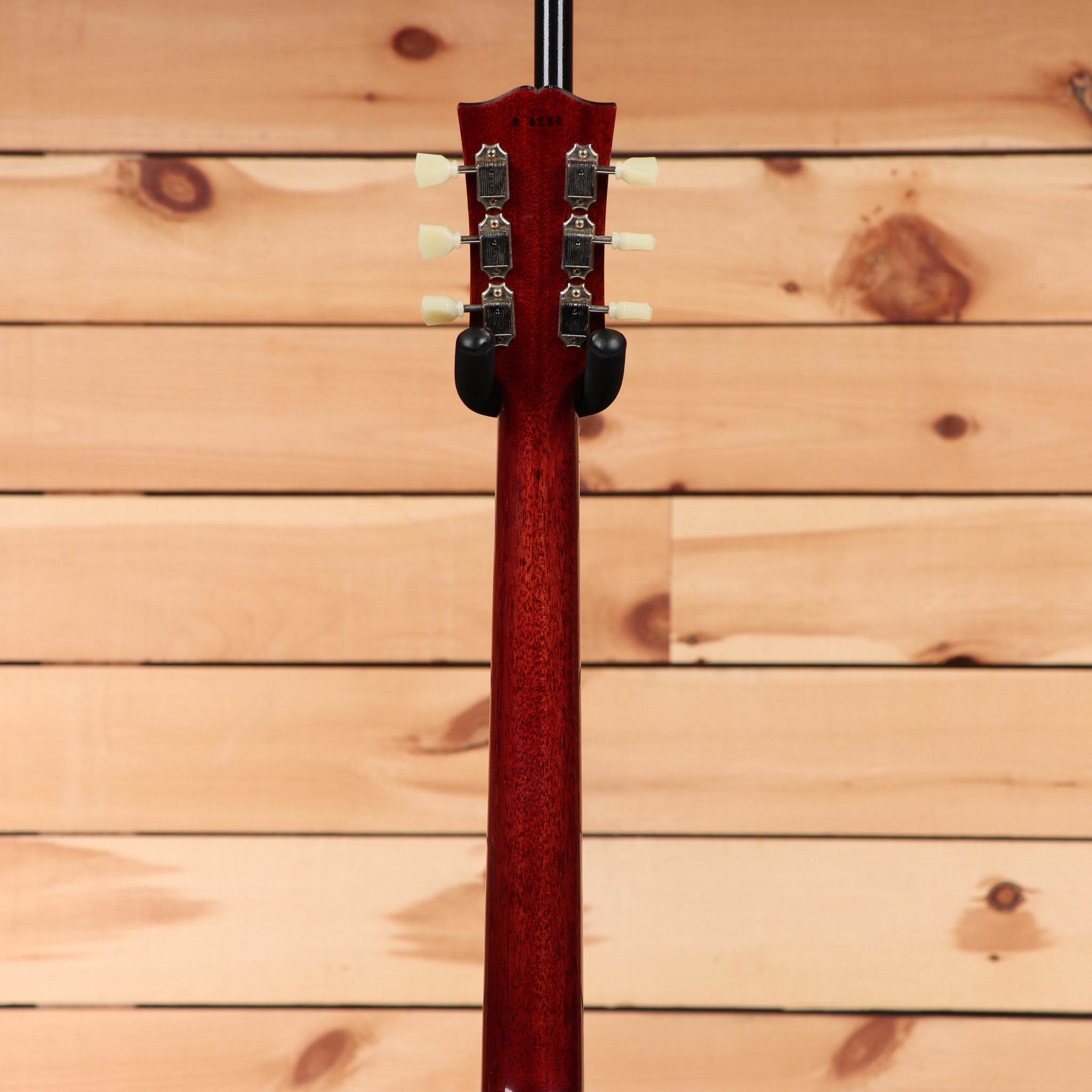 Gibson 1958 Les Paul Standard Reissue VOS electric guitar Washed Cherry Sunburst with dual humbuckers