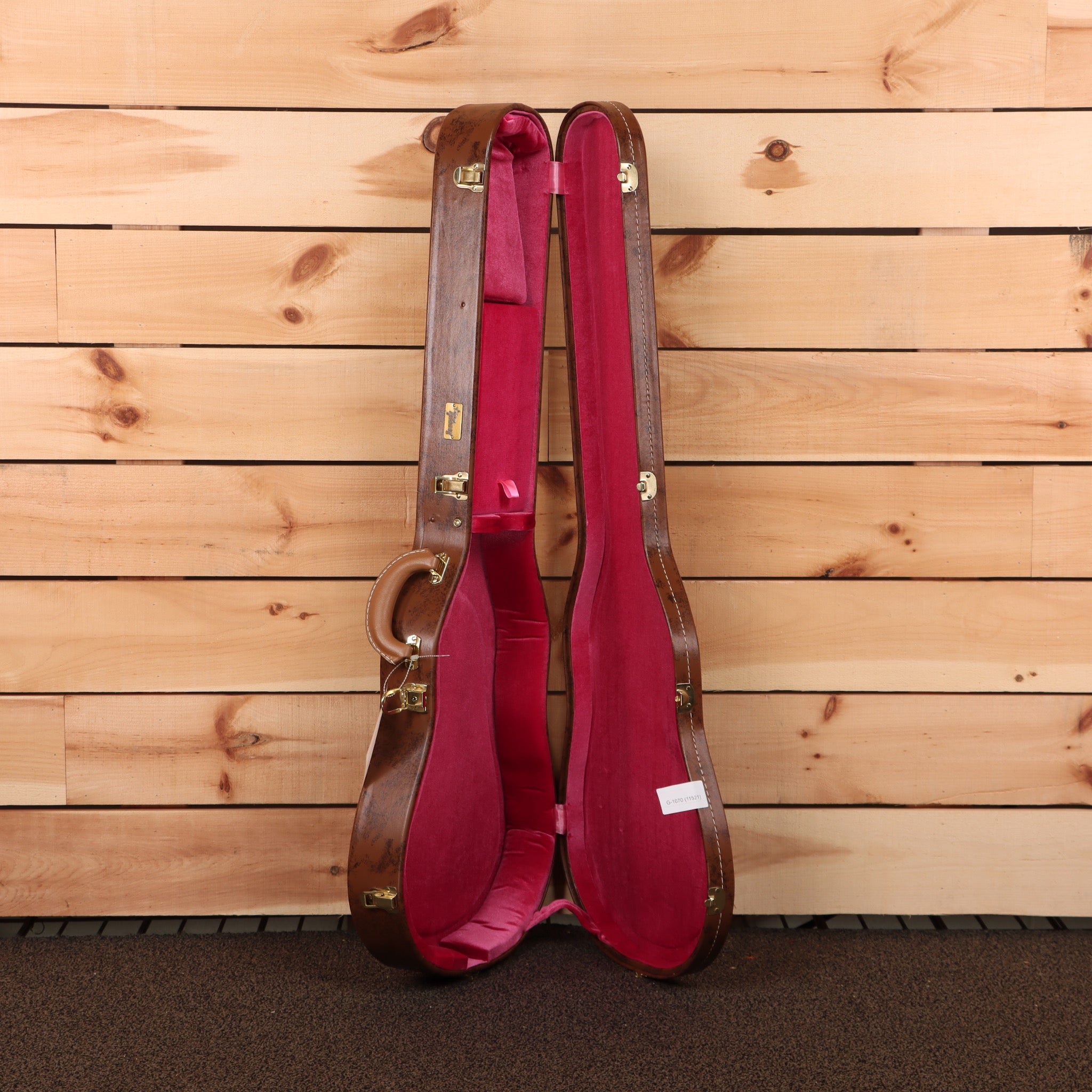 Gibson 1959 Les Paul Standard Reissue VOS electric guitar Washed Cherry Sunburst with burgundy case