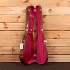 Gibson 1960 Standard Reissue VOS Iced Tea Burst electric guitar case with burgundy velvet interior