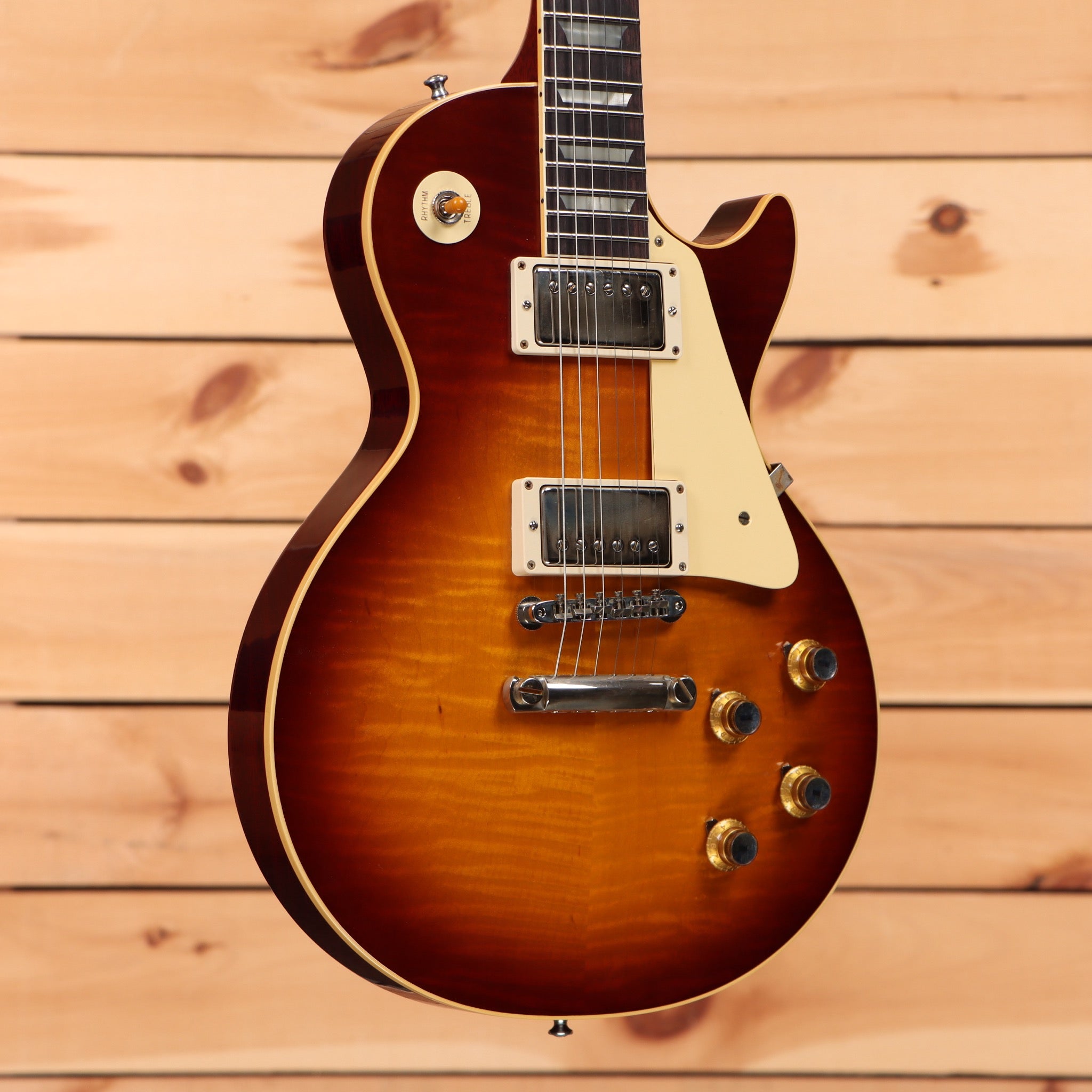 Gibson 1960 Standard Reissue VOS electric guitar Iced Tea Burst semi-hollow with dual humbuckers