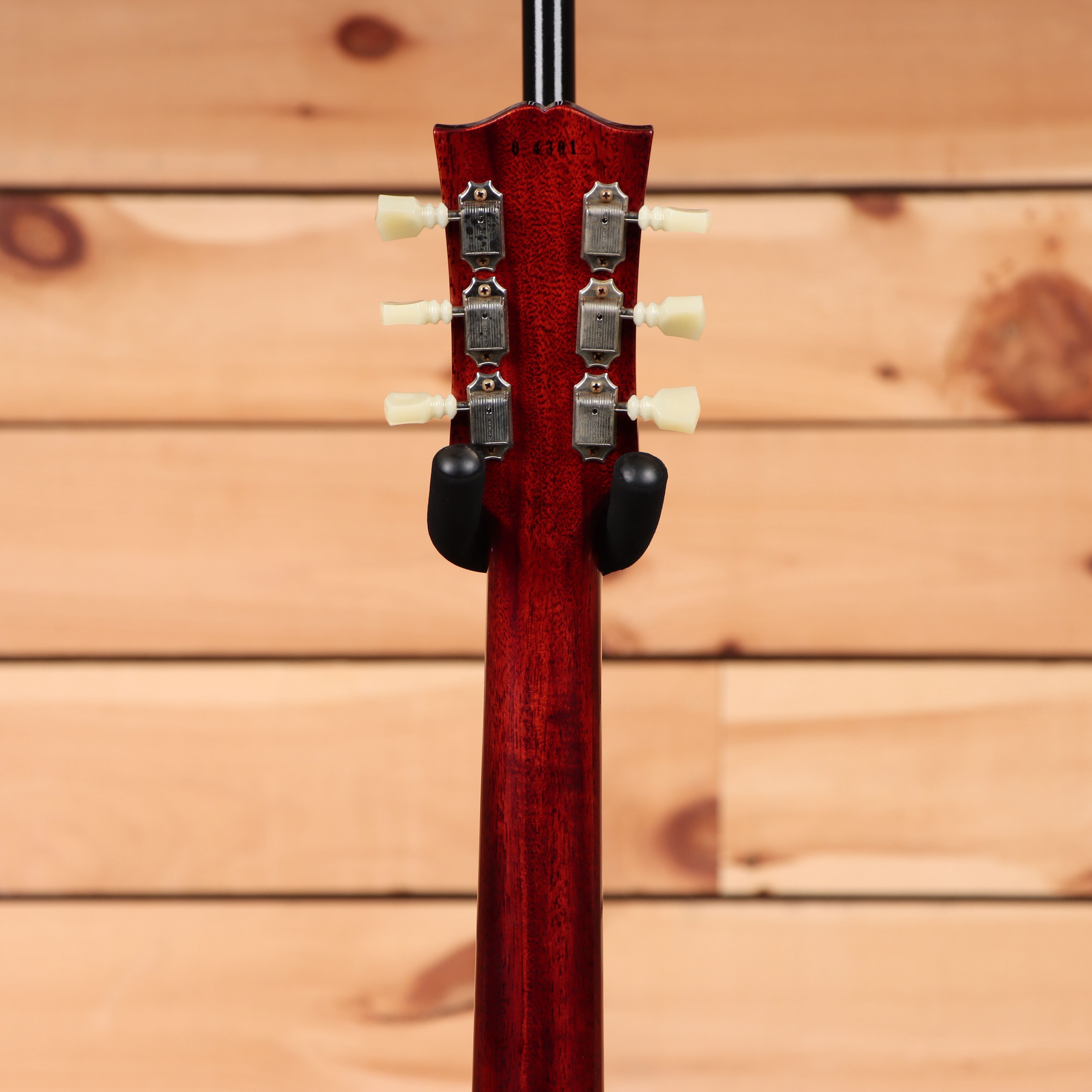 Gibson 1960 Les Paul Standard Reissue VOS electric guitar washed cherry sunburst with dual humbuckers