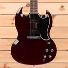 Gibson 1963 SG Special Reissue electric guitar cherry red with dual humbuckers