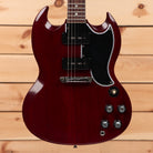 Gibson 1963 SG Special Reissue electric guitar cherry red with dual humbuckers